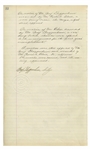 Titanic Victim, Benjamin Guggenheim Signed Page From the Family's Mining Ledger -- Important Milestone in the Company's History, ''...we will commence smelting of rations within the next 15 days...''